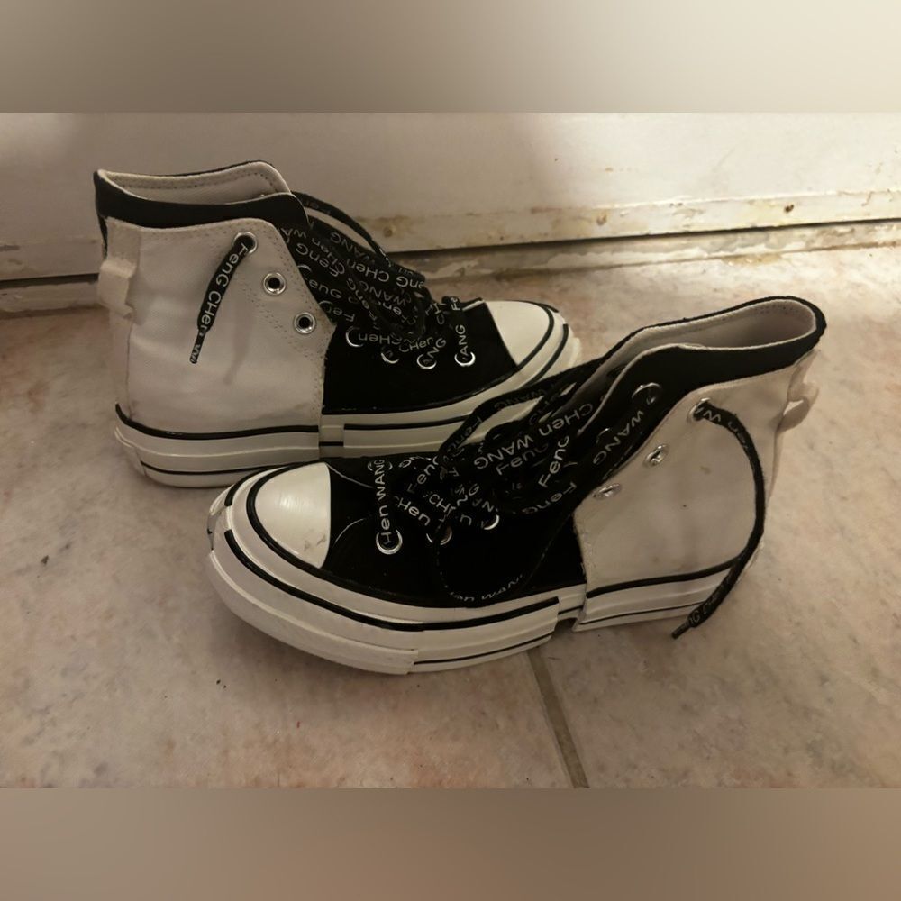 Converse x Feng Chen Wang Chuck 70 sneakers OG 2 in-1 trainers ivory black shoes